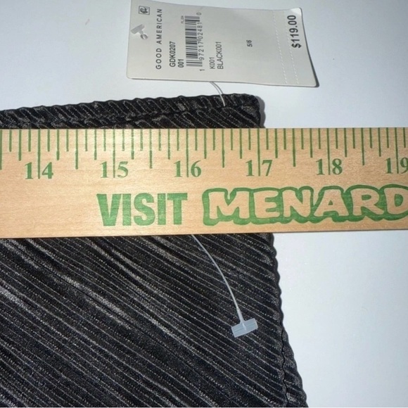 Good American Always Fits Plissé Maxi Swimsuit Skirt Coverup Size 5/6 (2XL/3X) - Picture 8 of 9